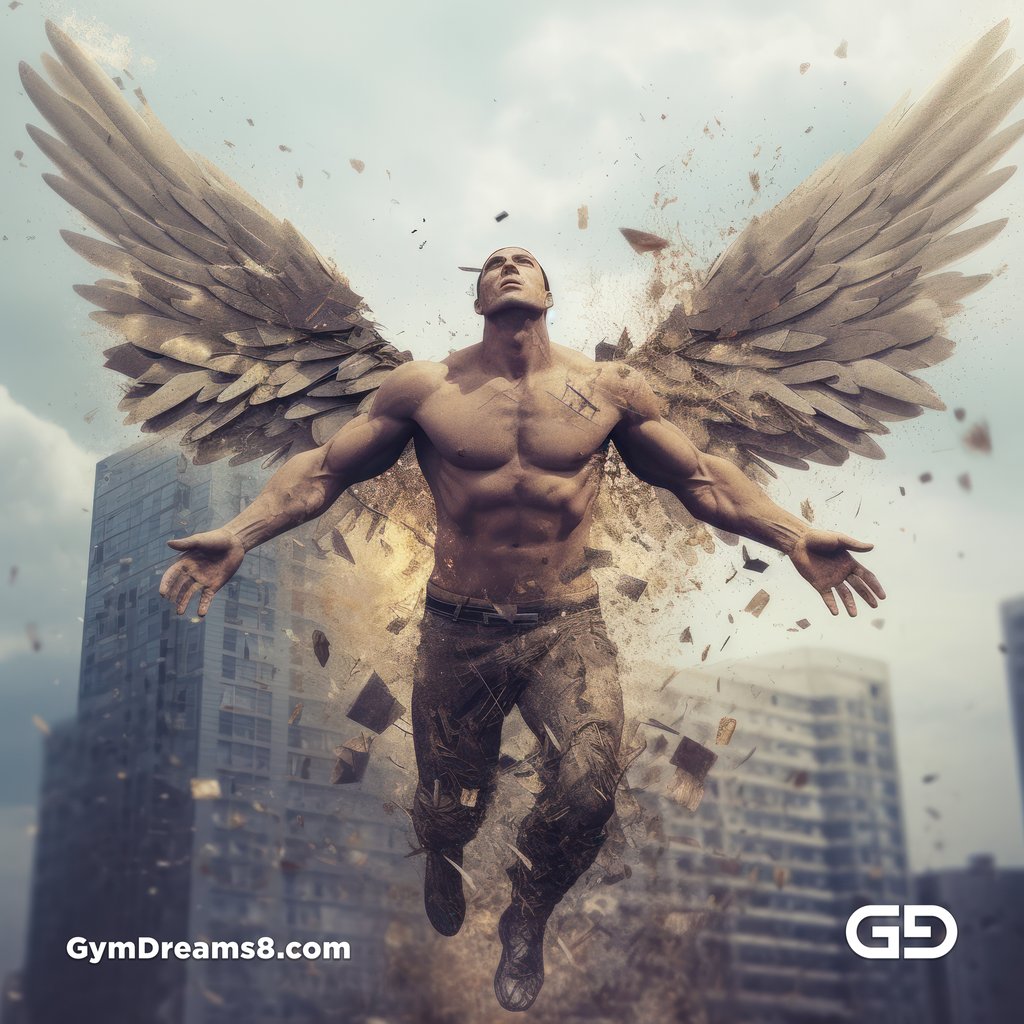 Angel / Disintegration, created with Midjourney v5