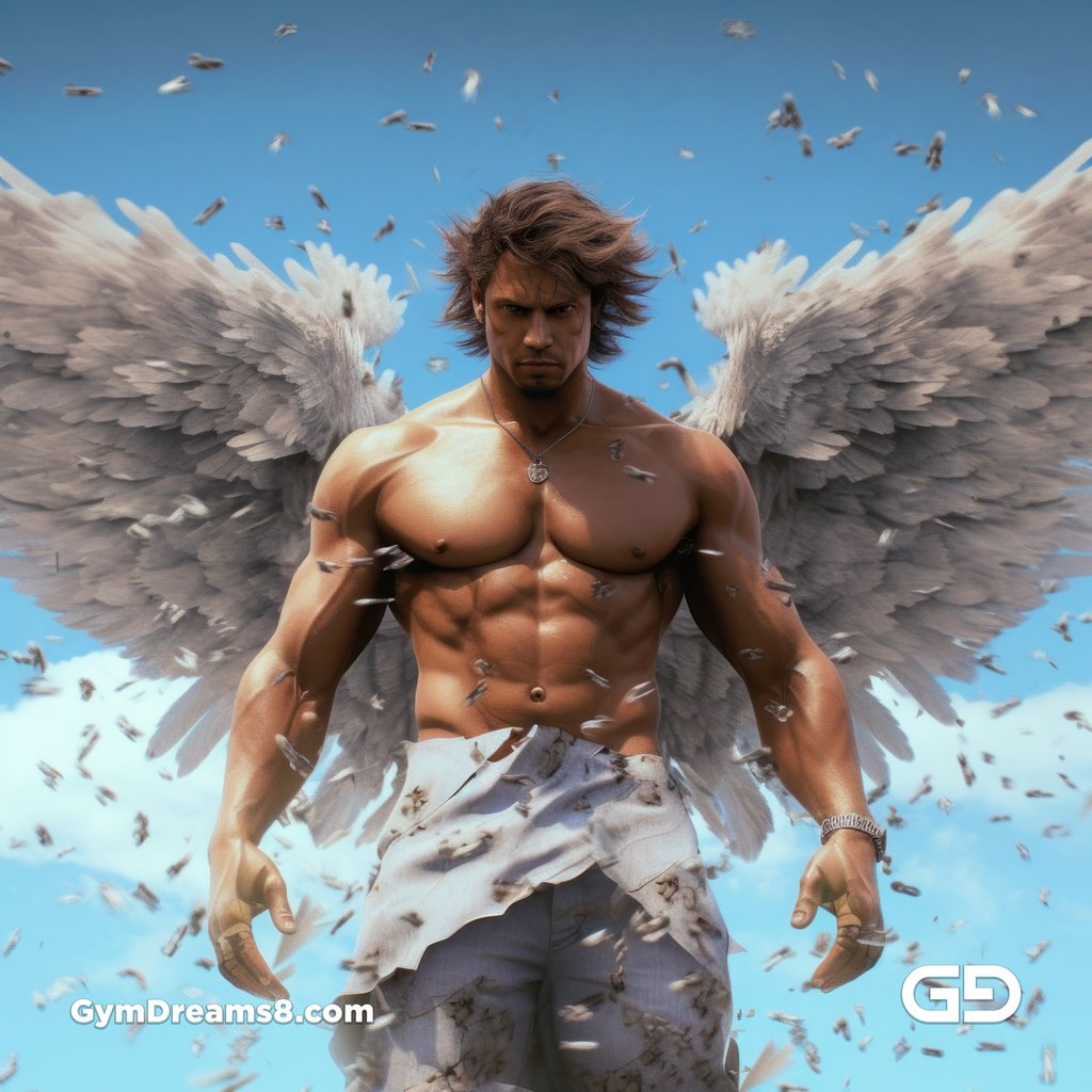 Angel / Disintegration, created with Midjourney v5