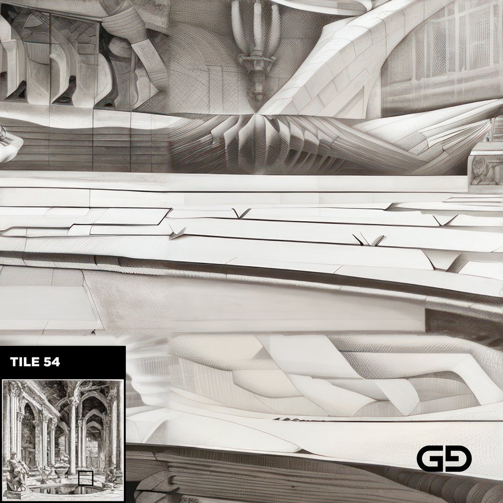 Architecture and Male Figures. Rendered with Stable Diffusion and SDXL.