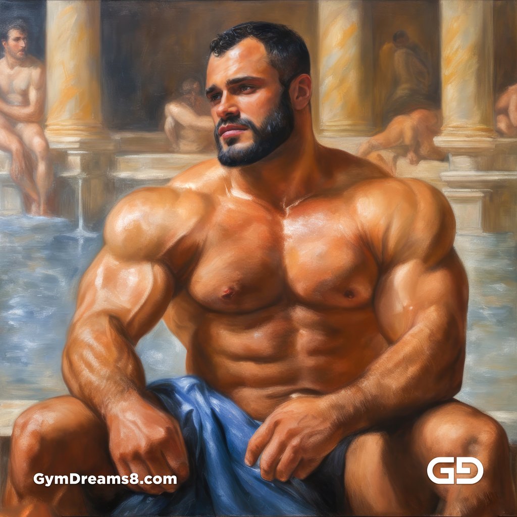 Mr Andrew at the Roman Baths. Stable Diffusion, SDXL, and custom LoRA.