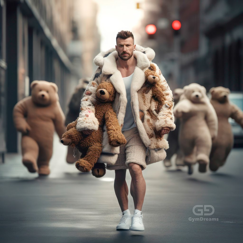 Teddy’s Bear Collection for Fall, created with Midjourney v5