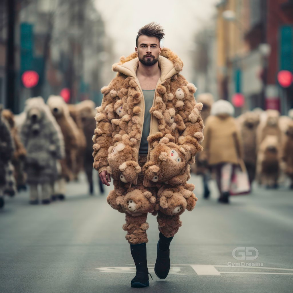 Teddy’s Bear Collection for Fall, created with Midjourney v5