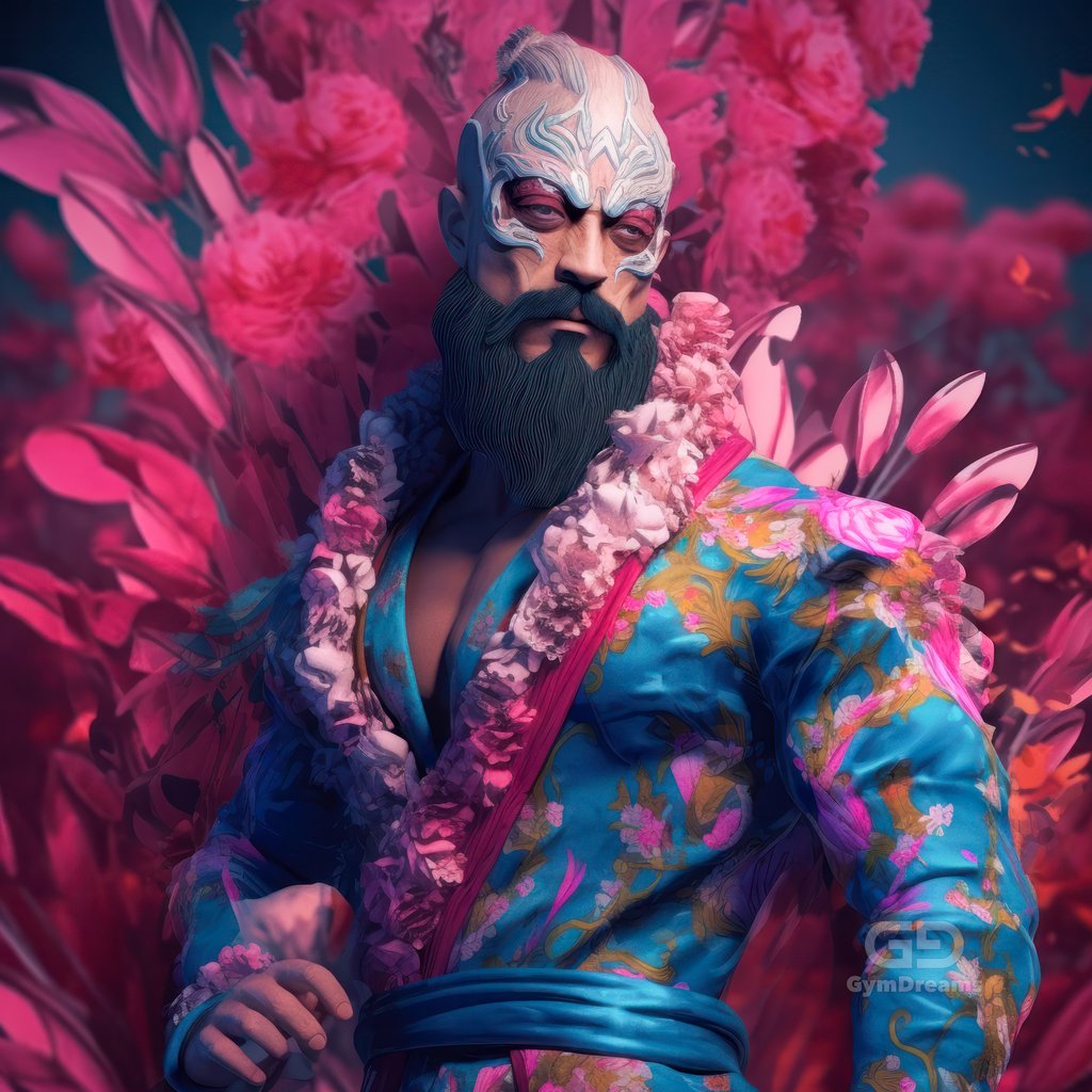 Muscle Bears in Floral Kimono | Gym Dreams (GymDreams8)