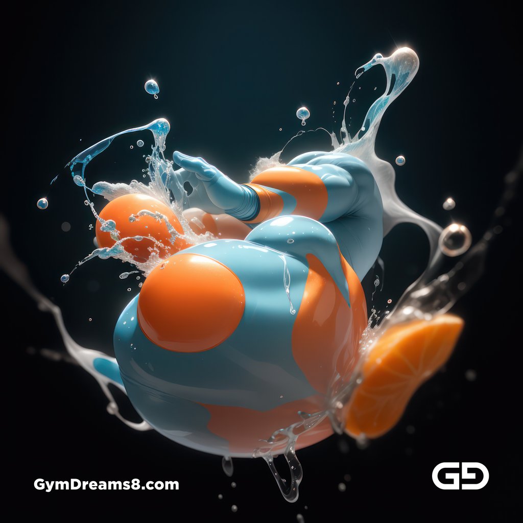 Bubble 5. Underwater Superhero. Teal, Orange, Black, and White. Made with Midjourney, Stable Diffusion, and Airfuck’s Wild Mix.