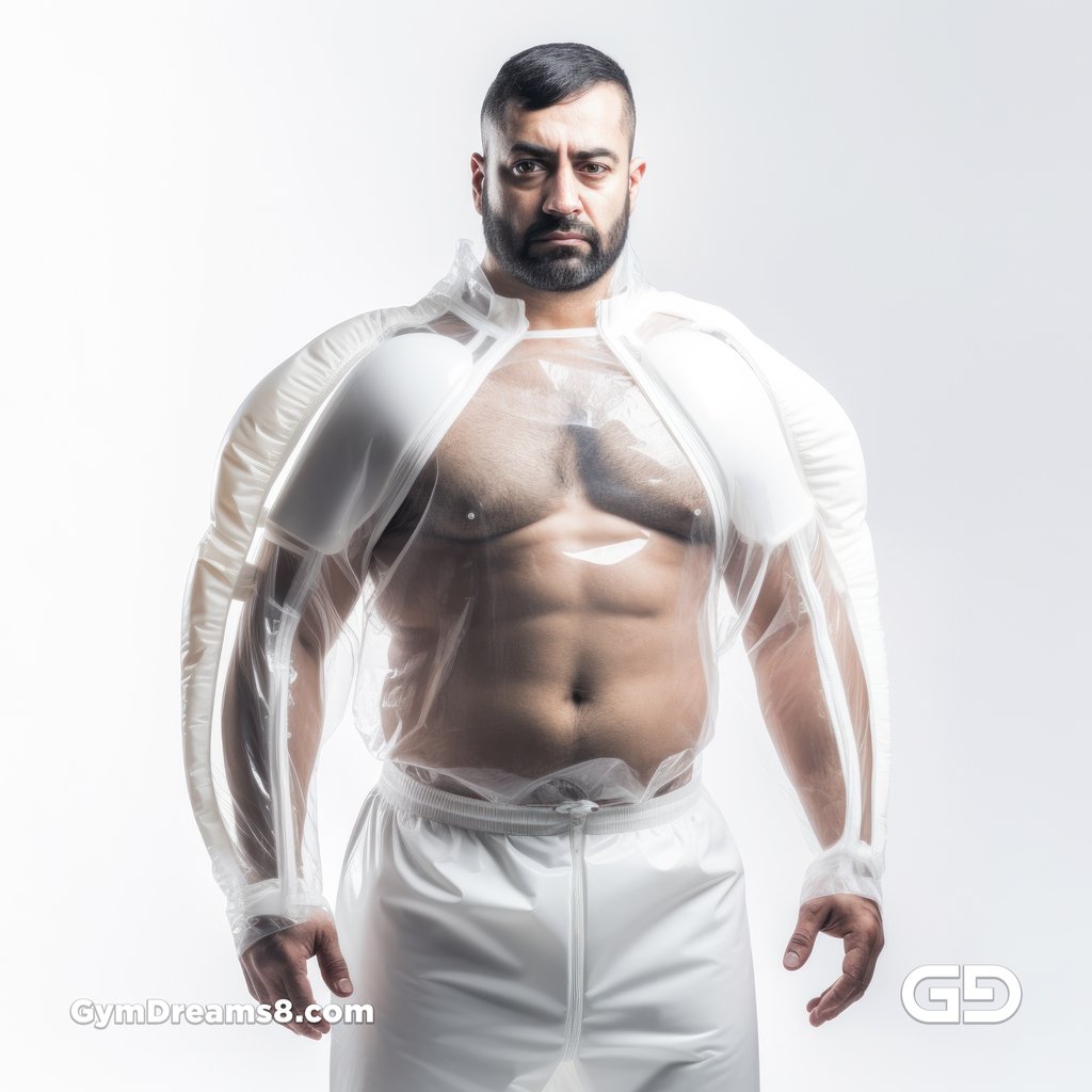 Bubble Armor. Transparent plastic outer shell, with Midjourney v5