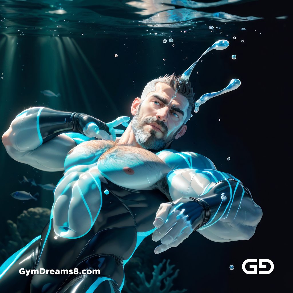 Bubble 1, deep sea exploration, made with Stable Diffusion and Midjourney.