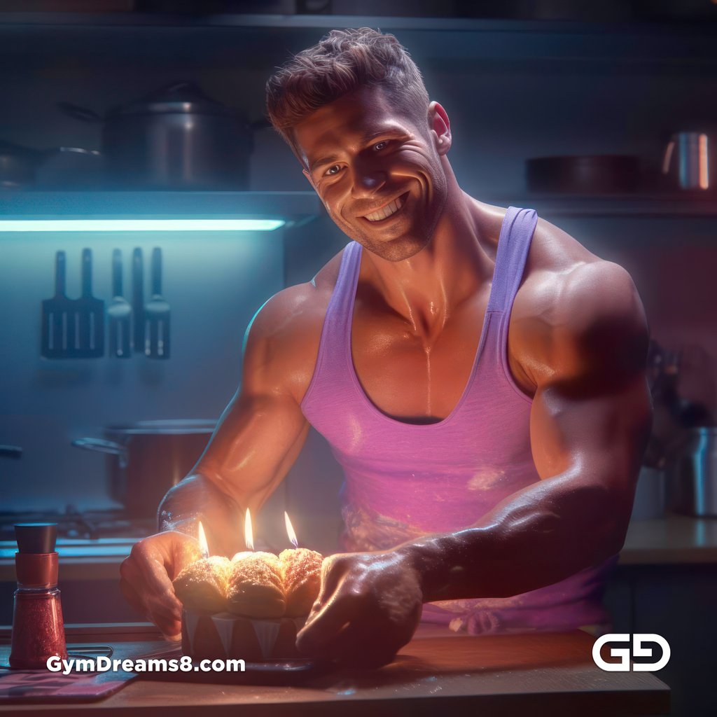 Happy Birthday, Joy of Baking, Octane Render Engine with Midjourney v5