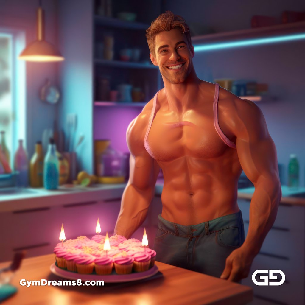 Happy Birthday, Joy of Baking, Octane Render Engine with Midjourney v5