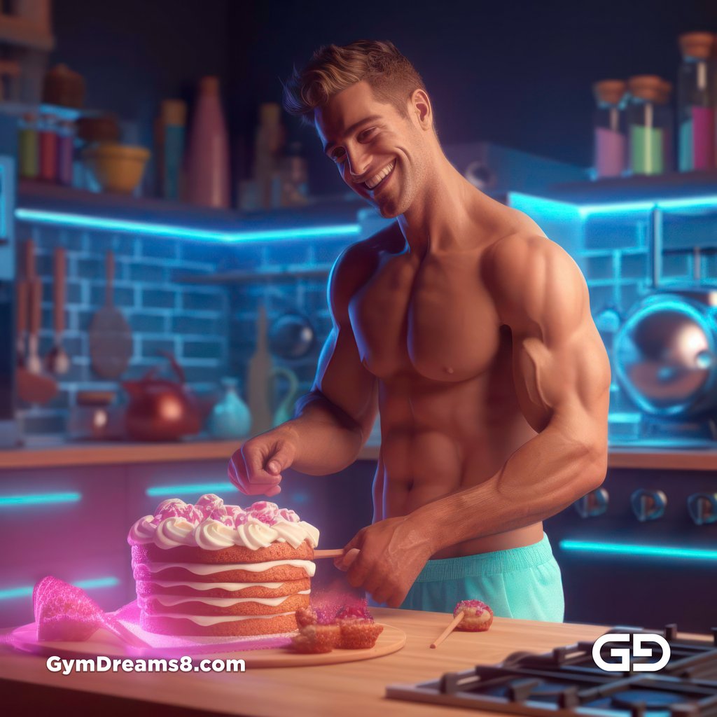 Happy Birthday, Joy of Baking, Octane Render Engine with Midjourney v5