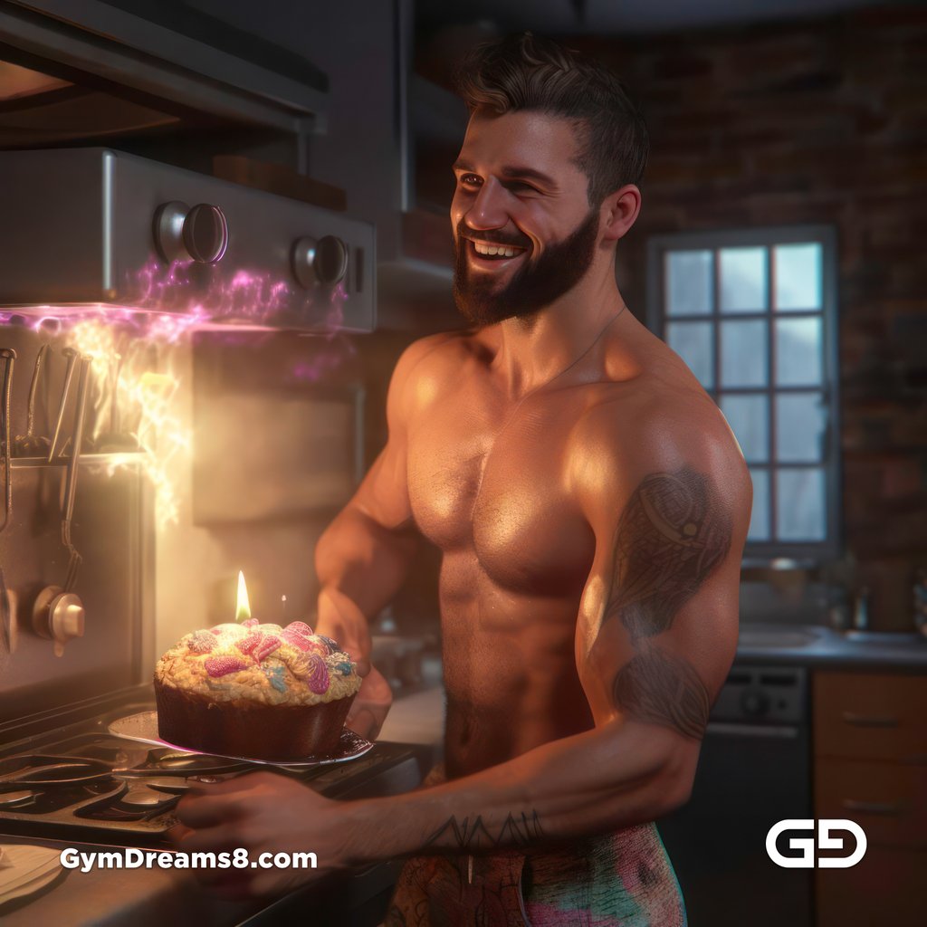 Happy Birthday, Joy of Baking, Octane Render Engine with Midjourney v5