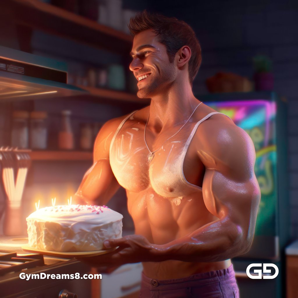 Happy Birthday, Joy of Baking, Octane Render Engine with Midjourney v5