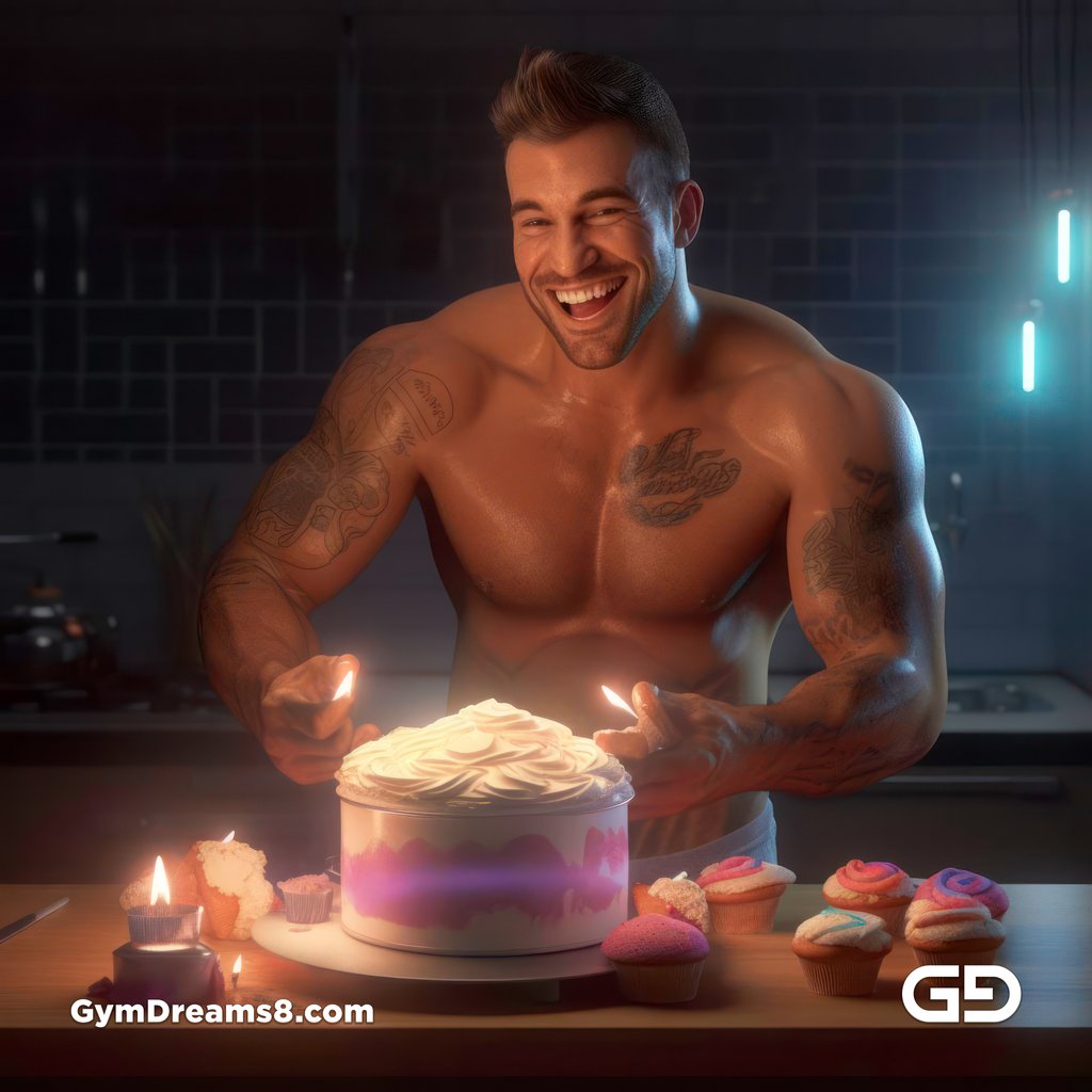 Happy Birthday, Joy of Baking, Octane Render Engine with Midjourney v5