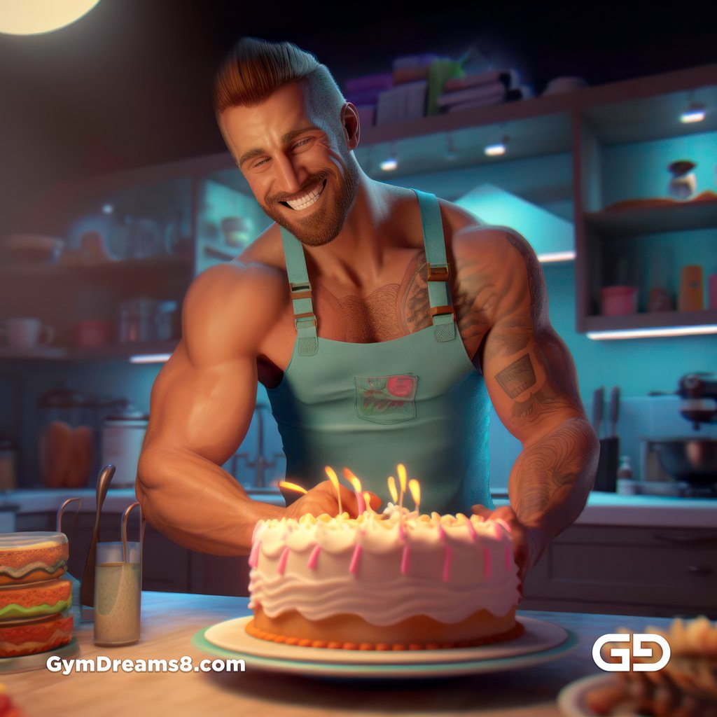 Happy Birthday, Joy of Baking, Unreal Engine with Midjourney v5