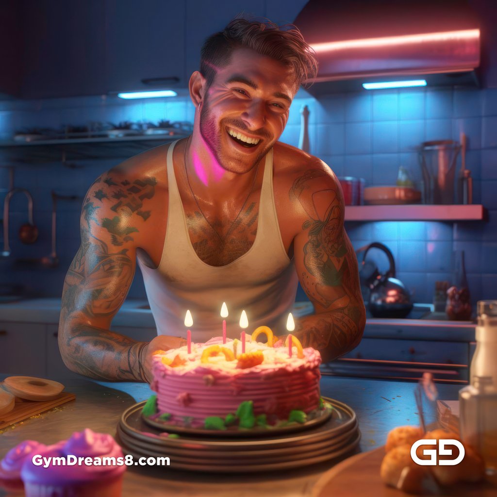 Happy Birthday, Joy of Baking, Unreal Engine with Midjourney v5