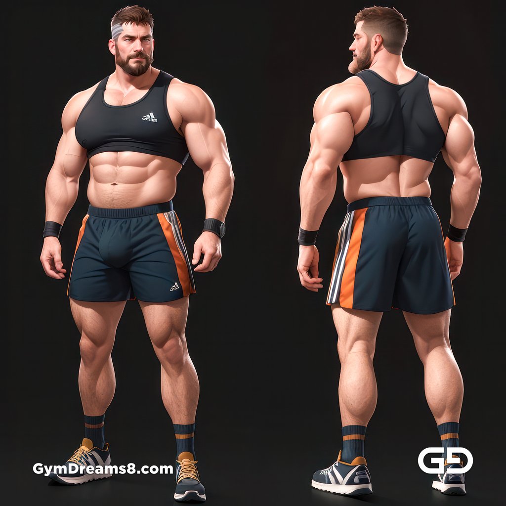 Coach, Character Sheet, with Stable Diffusion, using CharTurnerV2 and Virile Fusion