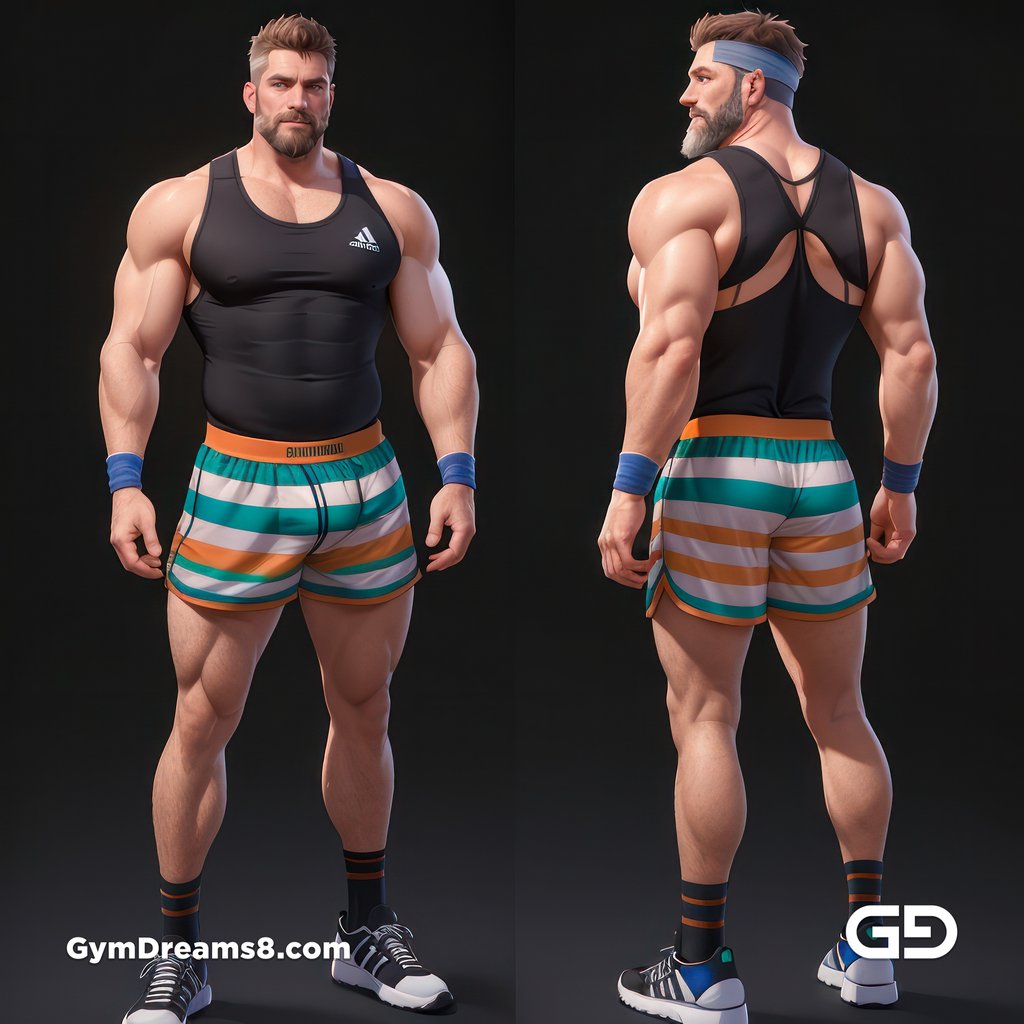 Coach, Character Sheet, with Stable Diffusion, using CharTurnerV2 and Virile Fusion