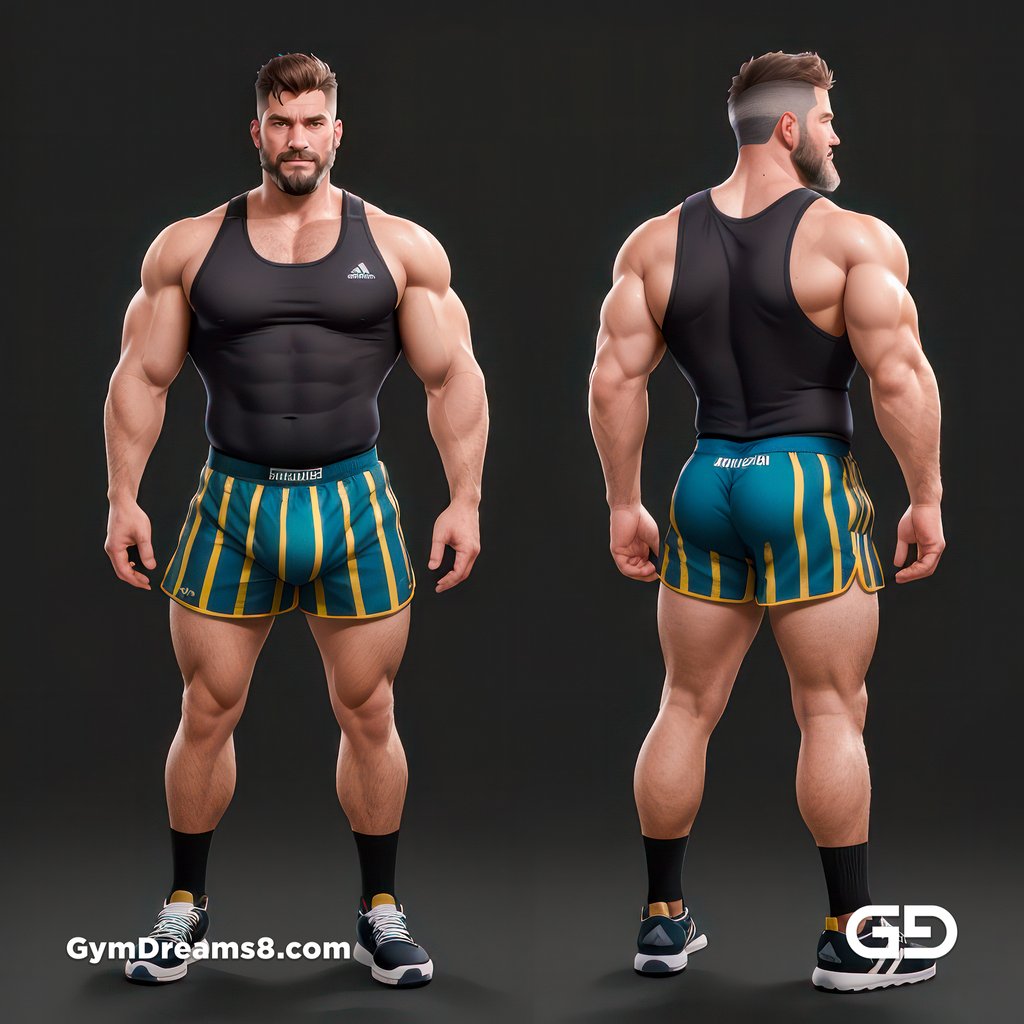 Coach, Character Sheet, with Stable Diffusion, using CharTurnerV2 and Virile Fusion