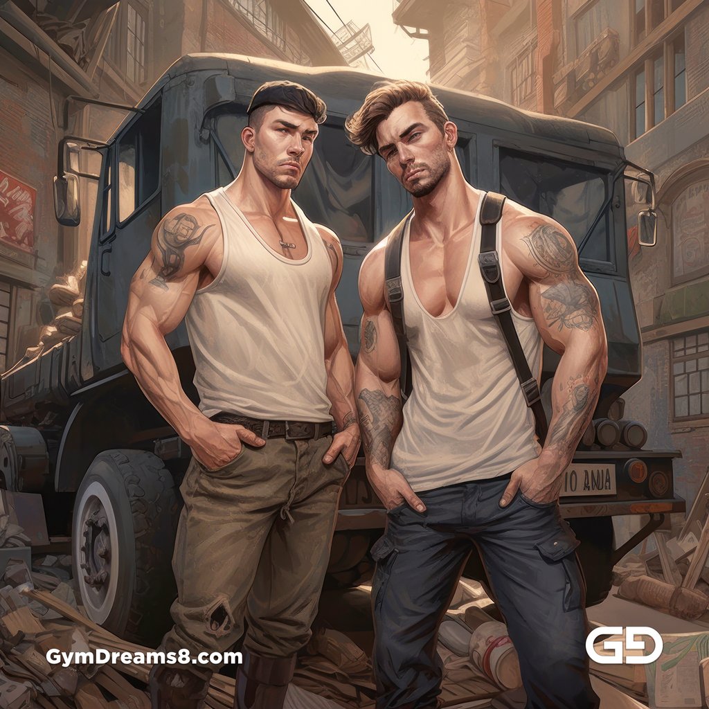 Construction Brotherhood, created with Midjourney