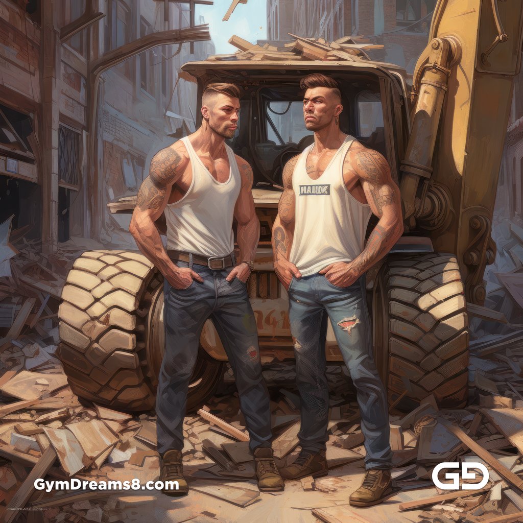 Construction Brotherhood, created with Midjourney