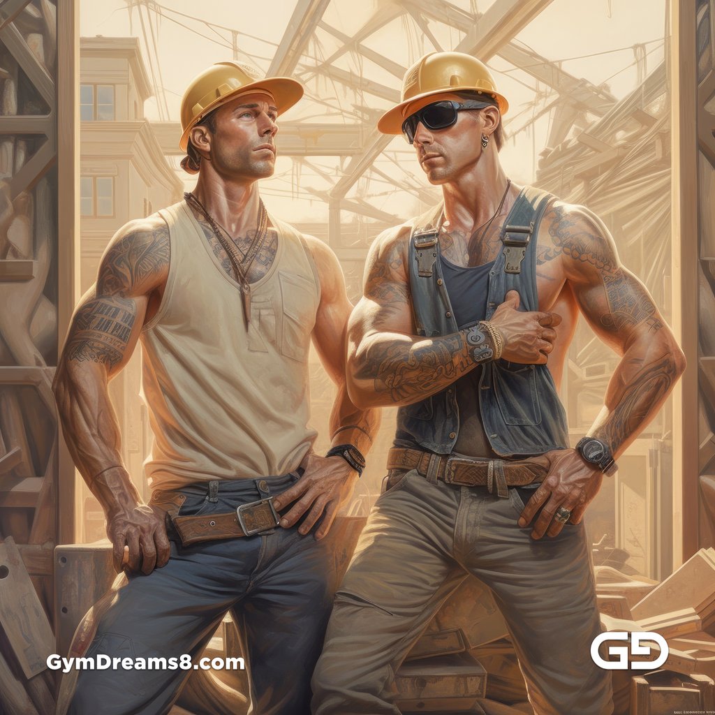 Construction Brotherhood, created with Midjourney