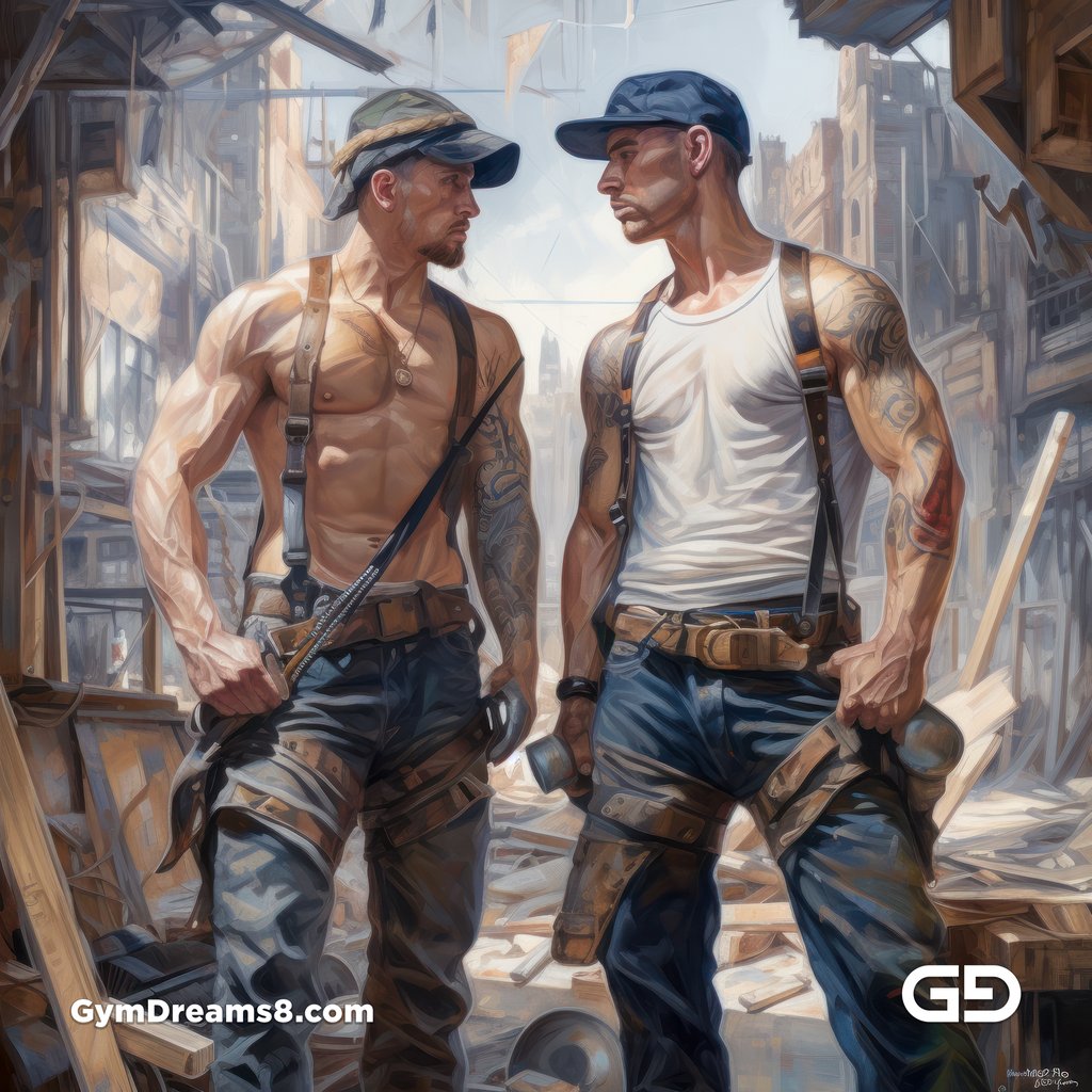 Construction Brotherhood, created with Midjourney