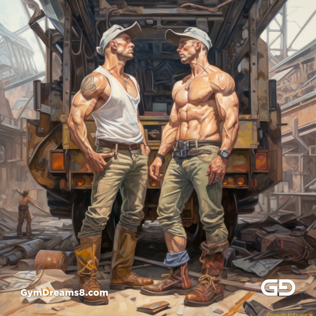 Construction Brotherhood, created with Midjourney