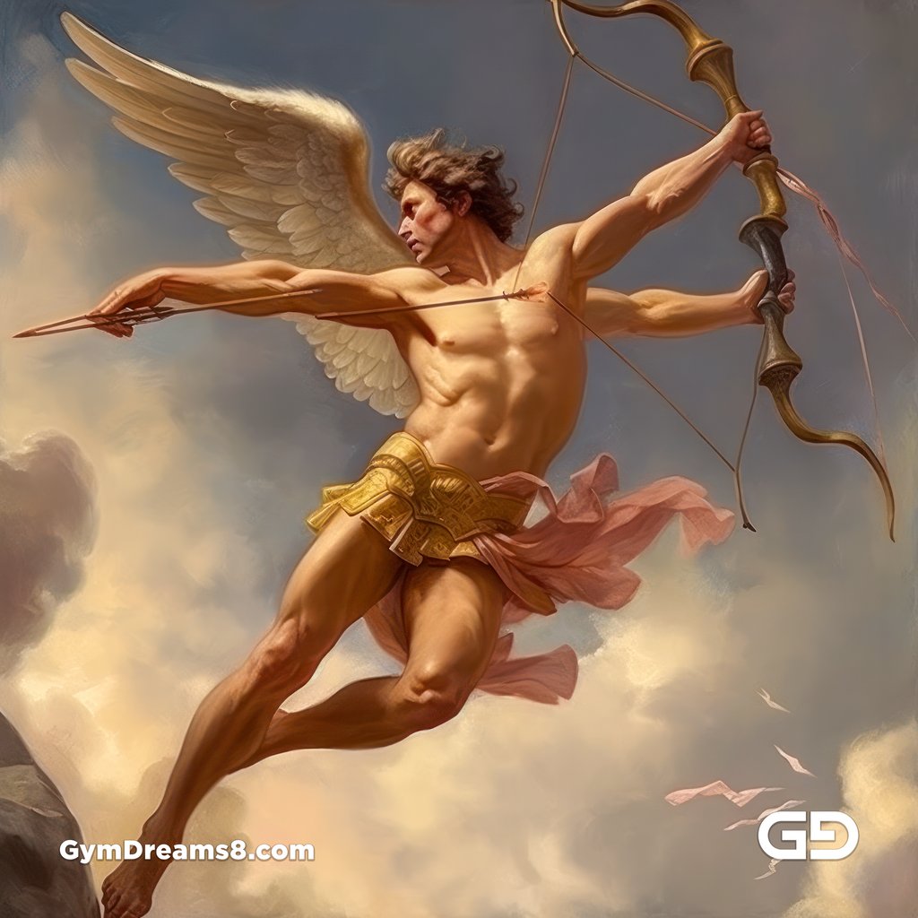 Cupid, created with Midjourney v5