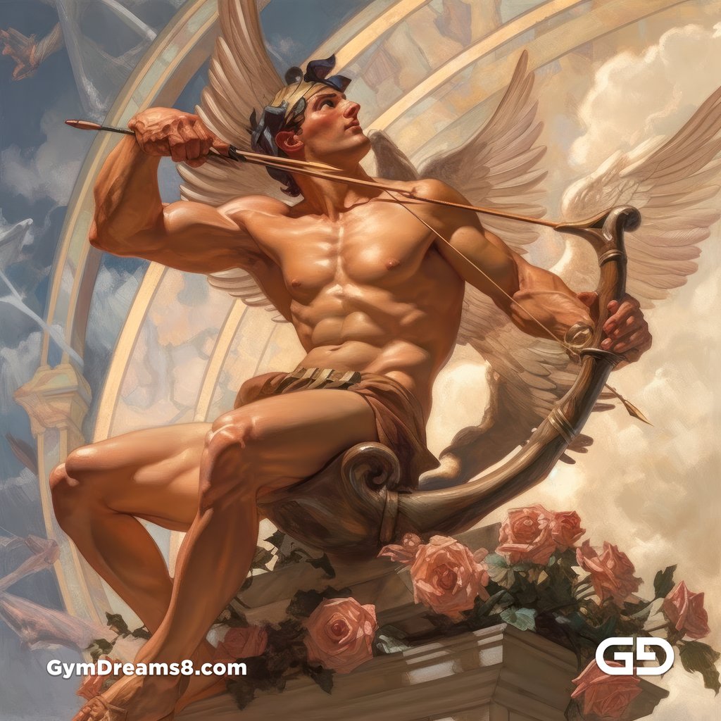 Cupid, created with Midjourney v5