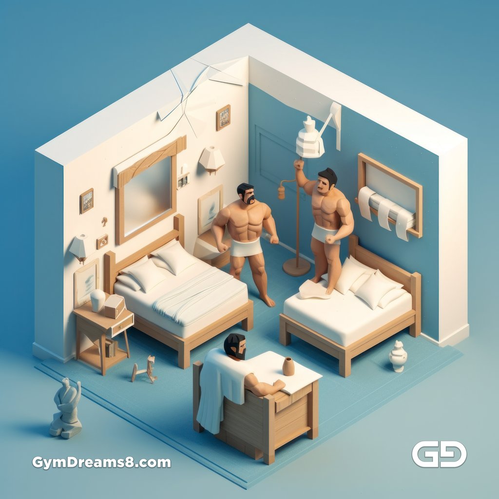 Diorama - Vignettes of Gay Life, made with Midjourney. Contemporary