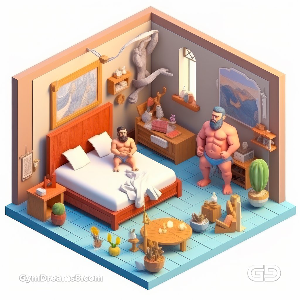 Diorama - Vignettes of Gay Life, made with Midjourney. Contemporary