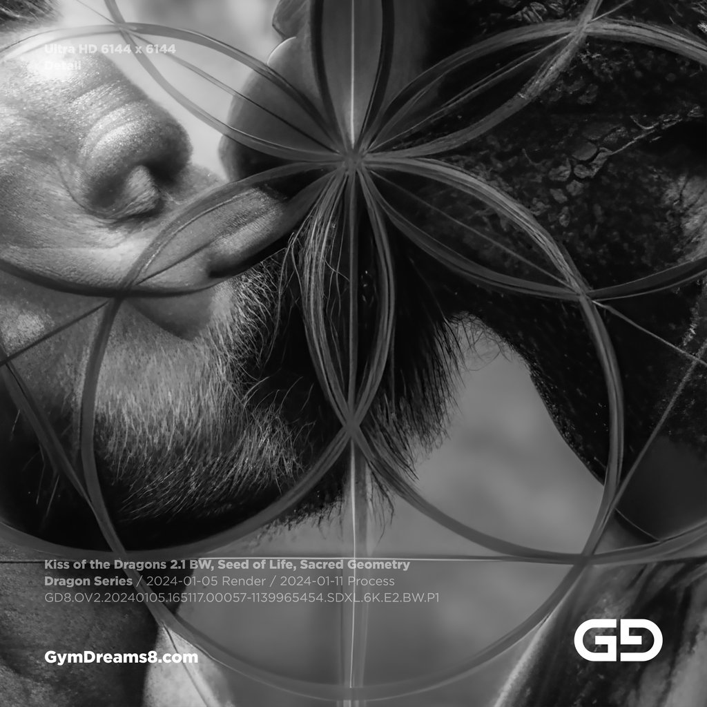 Kiss of the Dragons 2.1, Dragon Series. Stable Diffusion, SDXL, Regional Prompter, Canny Control Net.