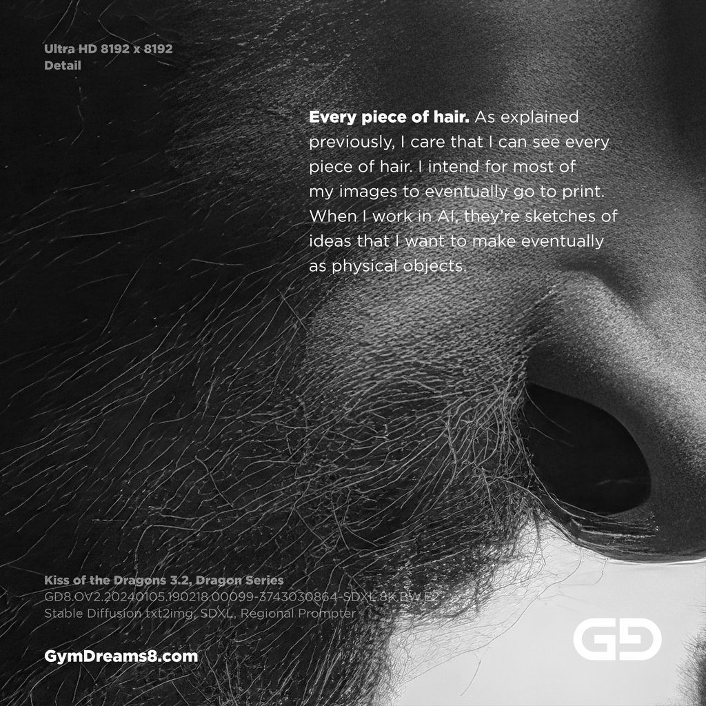 Kiss of the Dragons 3.2, Dragon Series. Stable Diffusion, SDXL, Regional Prompter.