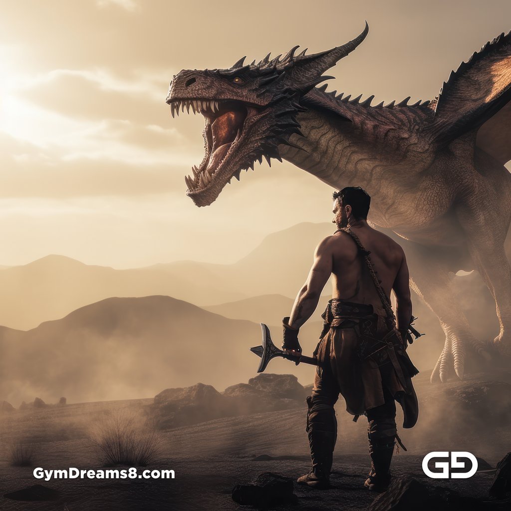 Man with the Dragon Tattoo, made with Midjourney v5