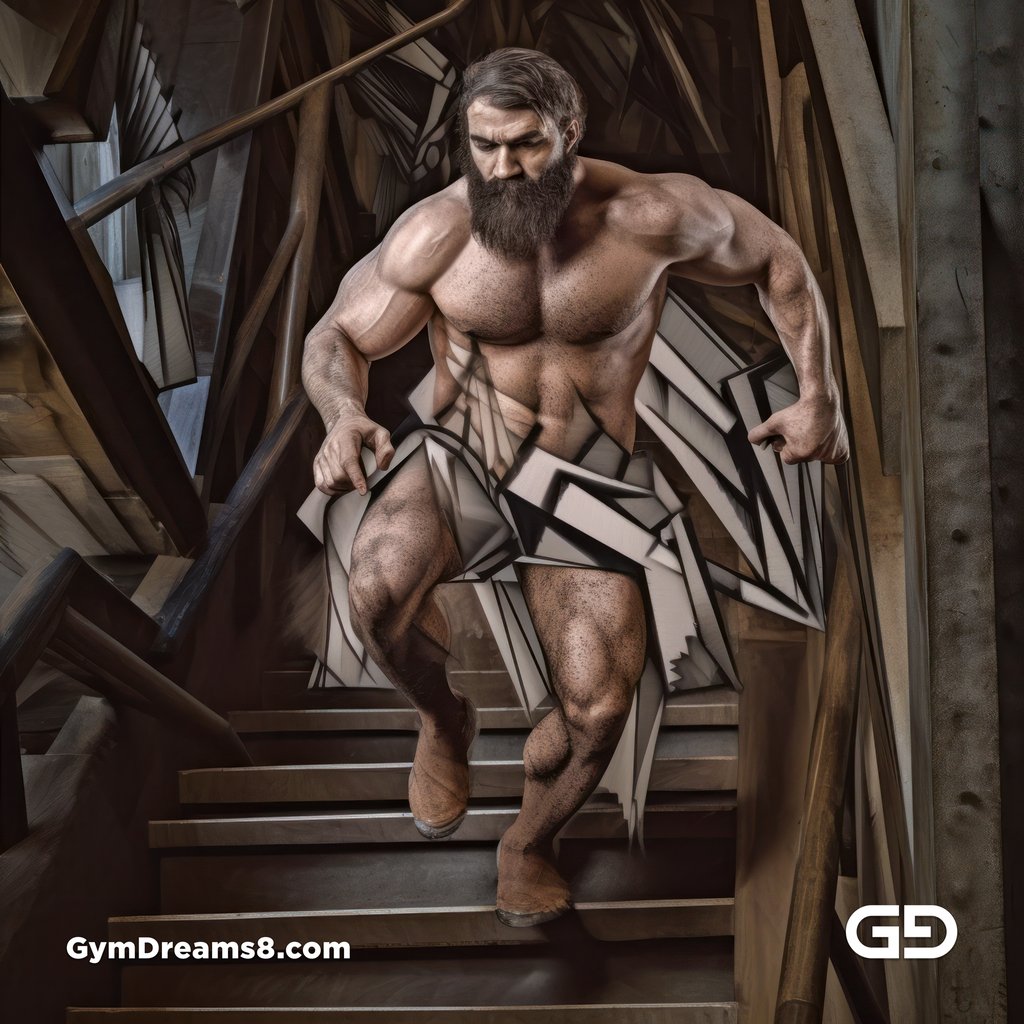 In Search of Cubism, After Duchamp, Nude Descending a Staircase, No. 2. Studies.