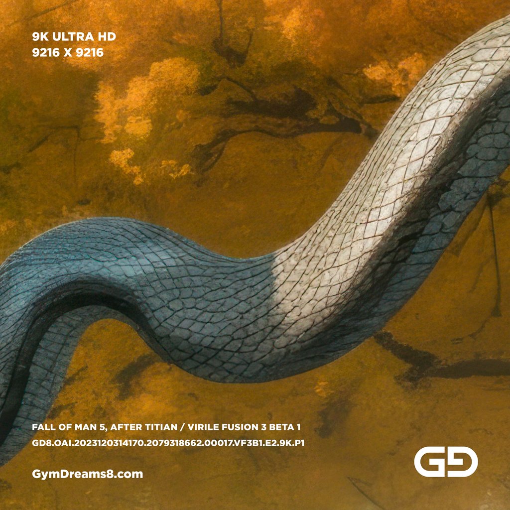 The Fall of Man 5, after Titian, c.1550. Stable Diffusion with Virile Fusion.