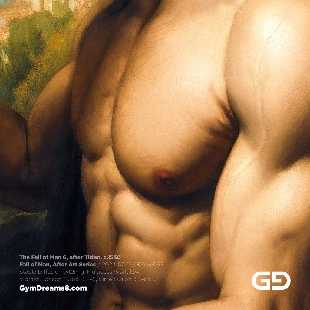 Look into my eyes. The Fall of Man 6, after Titian, c.1550