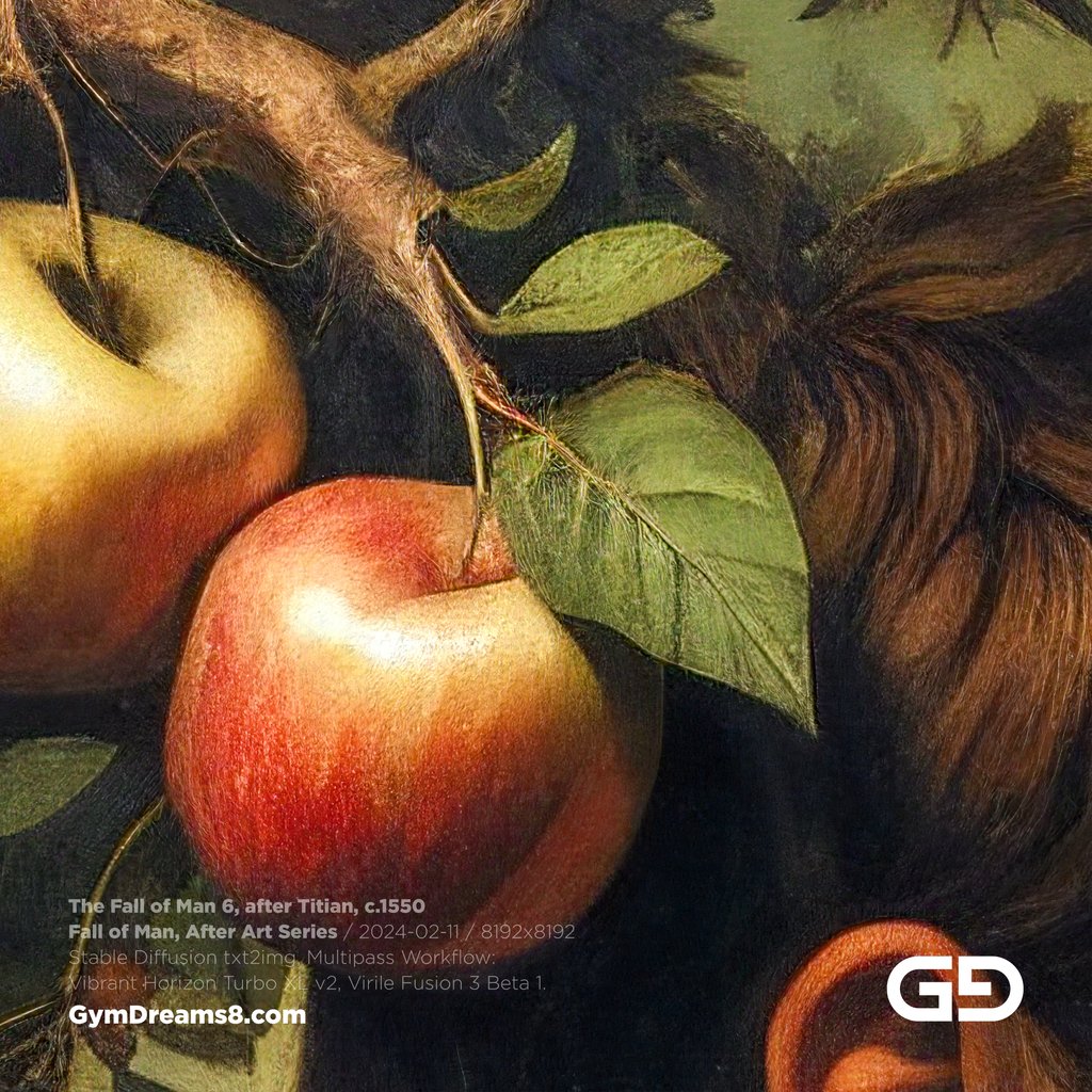 Look into my eyes. The Fall of Man 6, after Titian, c.1550