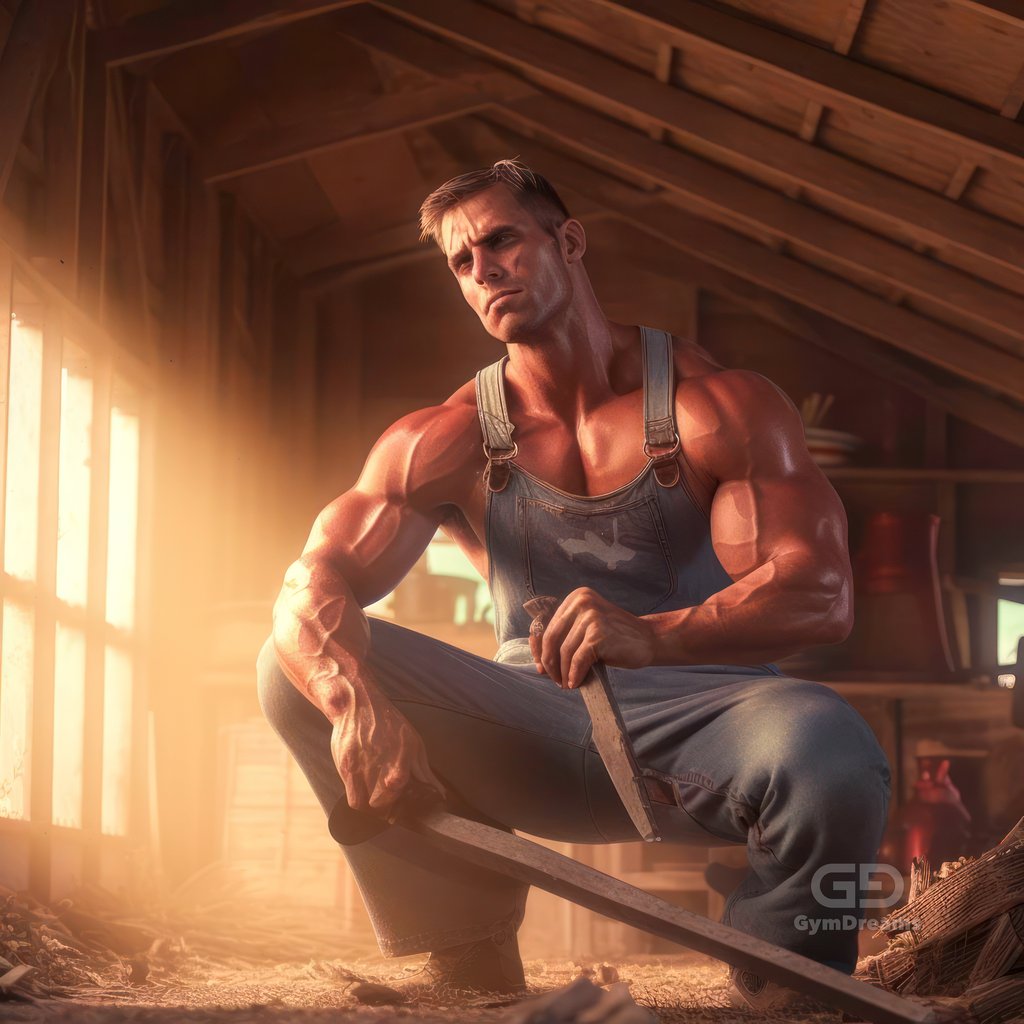 Country Boys - Hunks, created with Midjourney