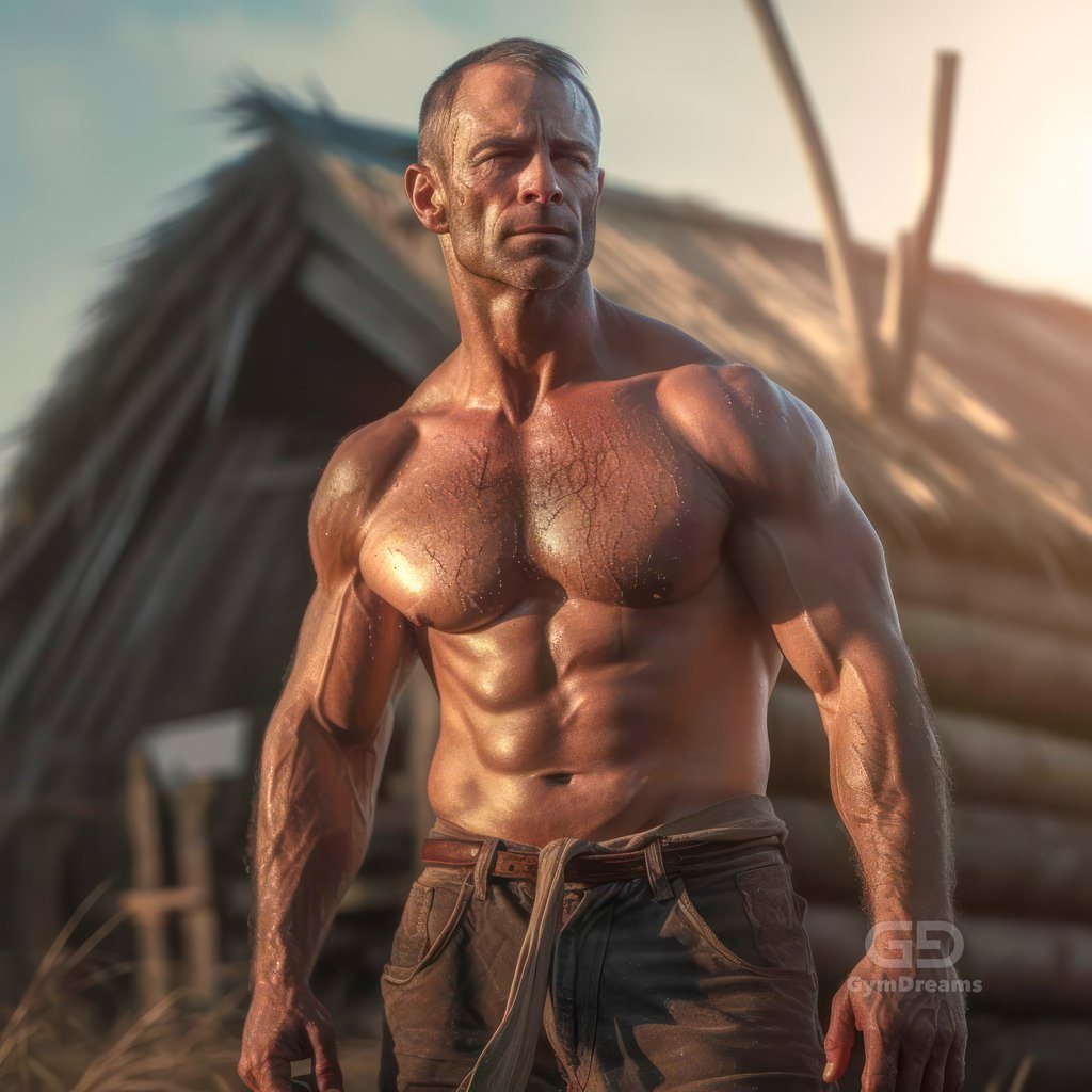 Country Boys - Hunks, created with Midjourney