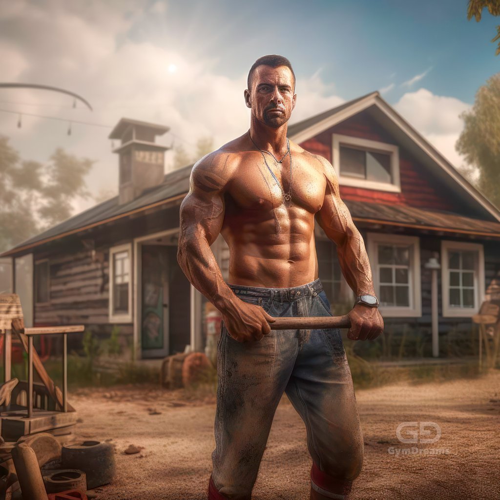 Country Boys - Hunks, created with Midjourney