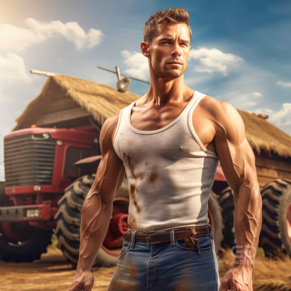 Country Boys - Hunks, created with Midjourney