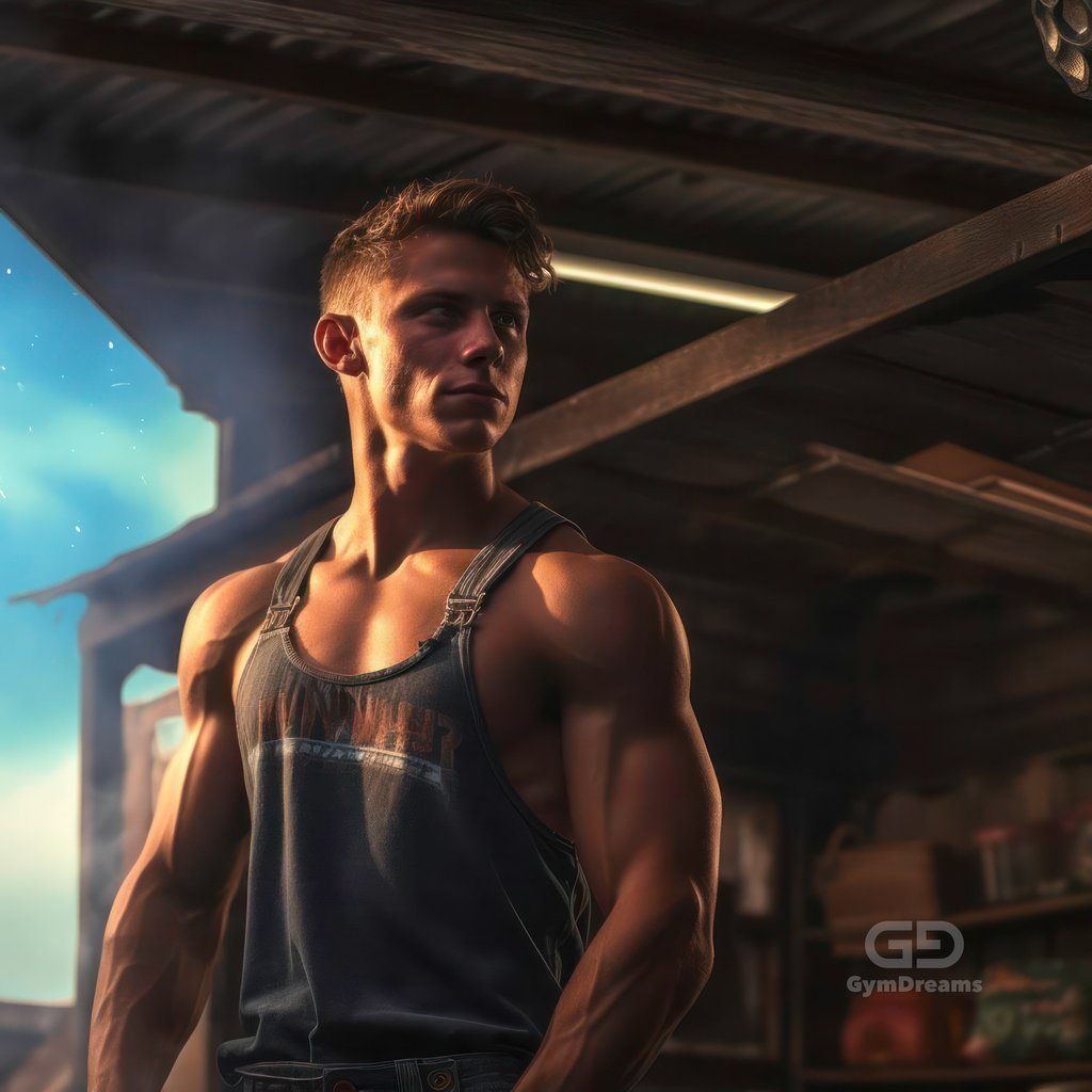 Country Boys - Hunks, created with Midjourney