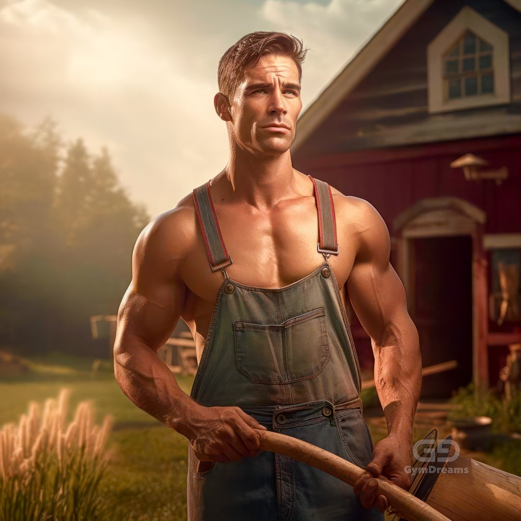 Country Boys - Hunks, created with Midjourney