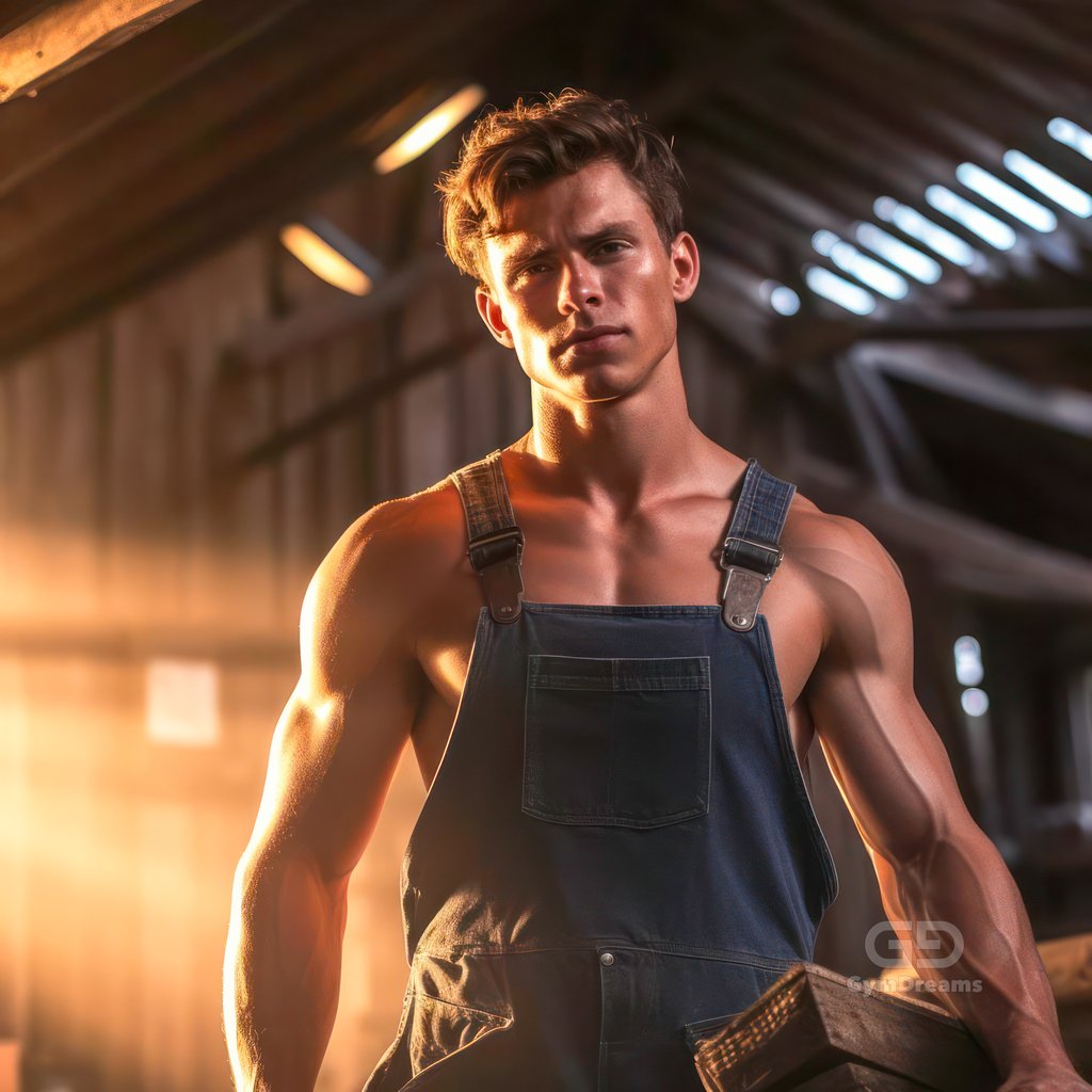 Country Boys - Hunks, created with Midjourney