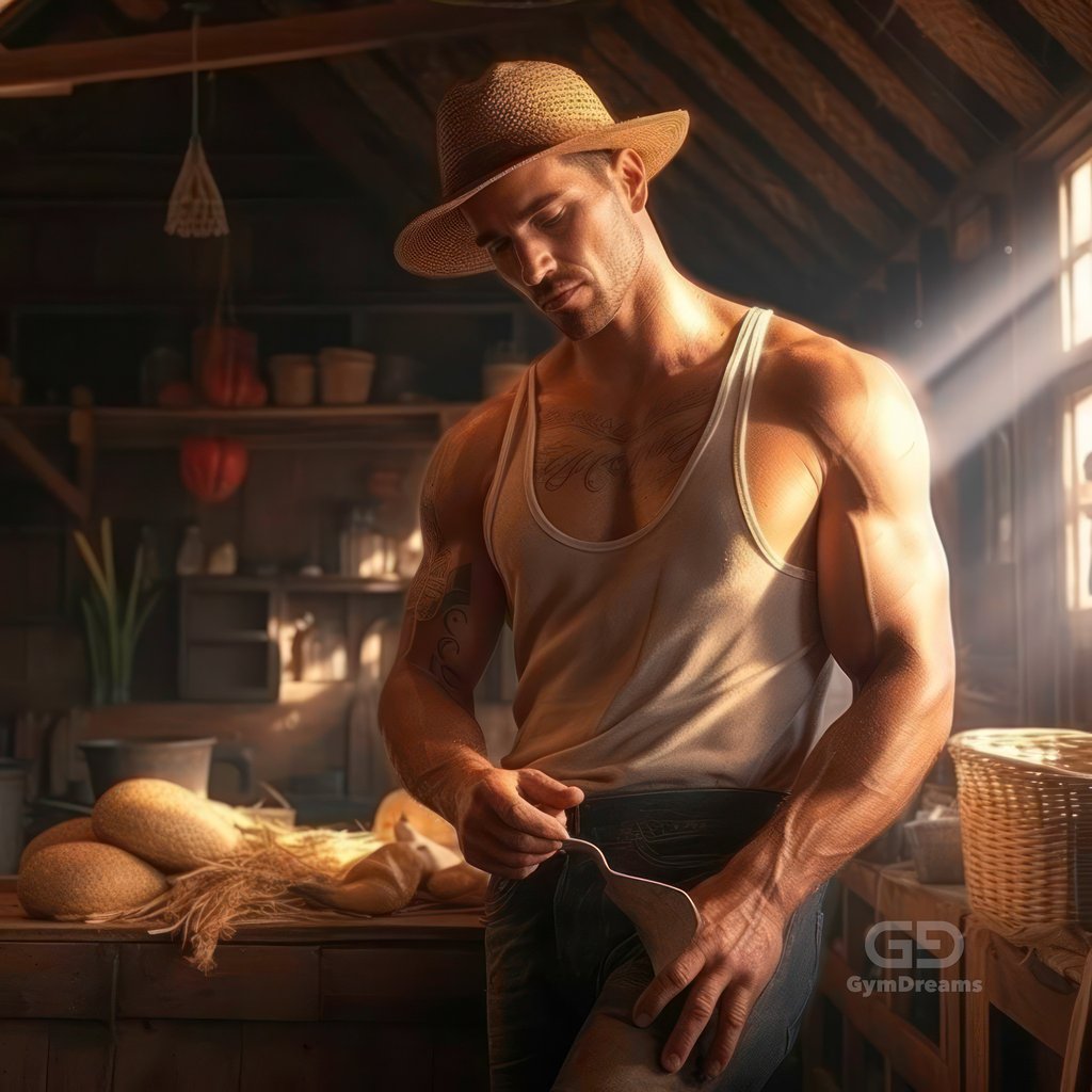 Country Boys - Hunks, created with Midjourney