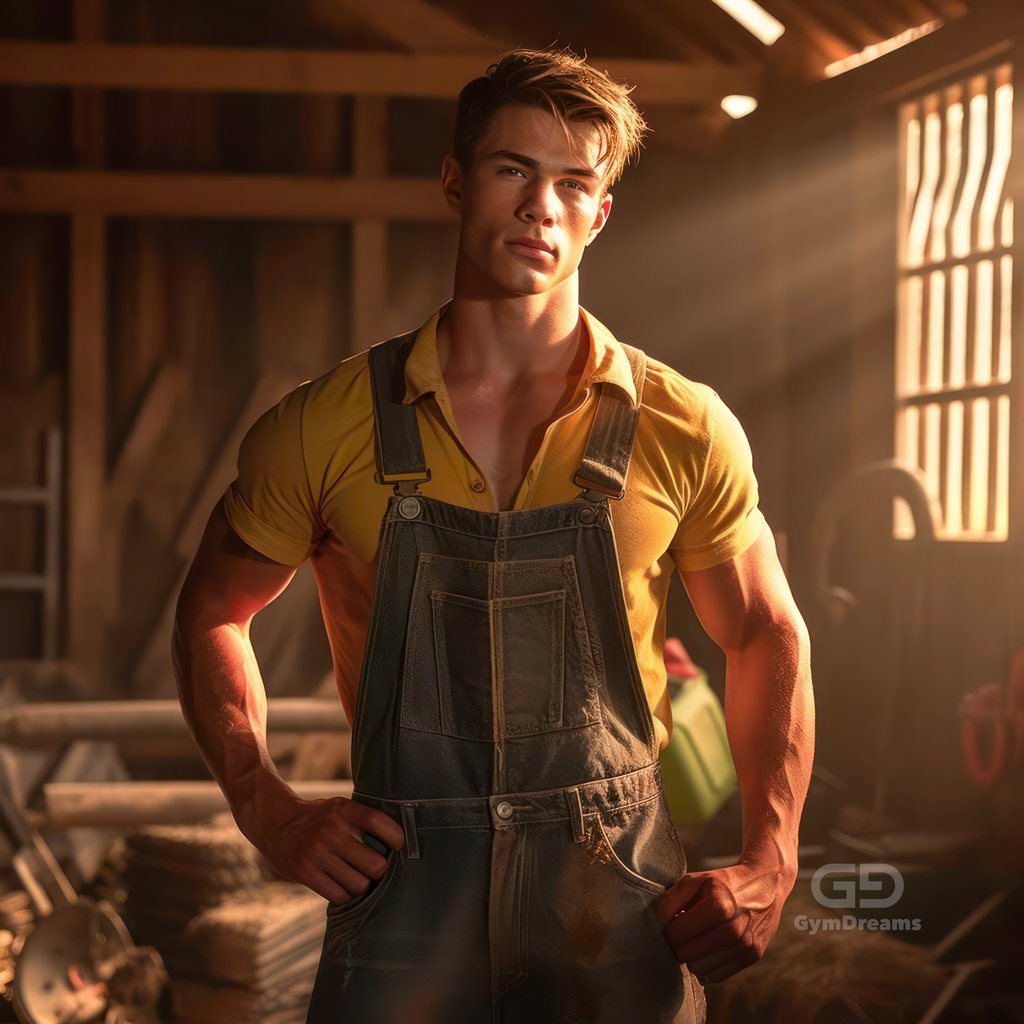Country Boys - Hunks, created with Midjourney