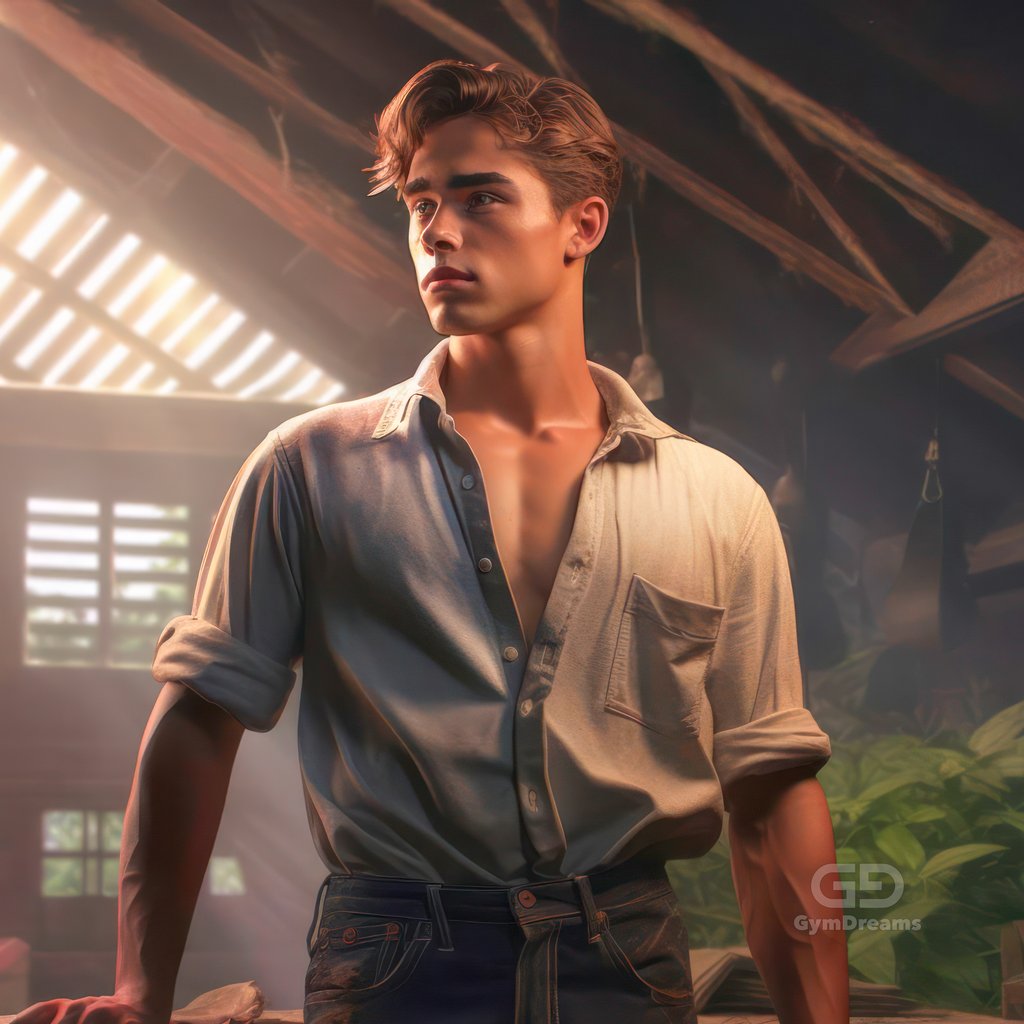 Country Boys - Twink, created with Midjourney