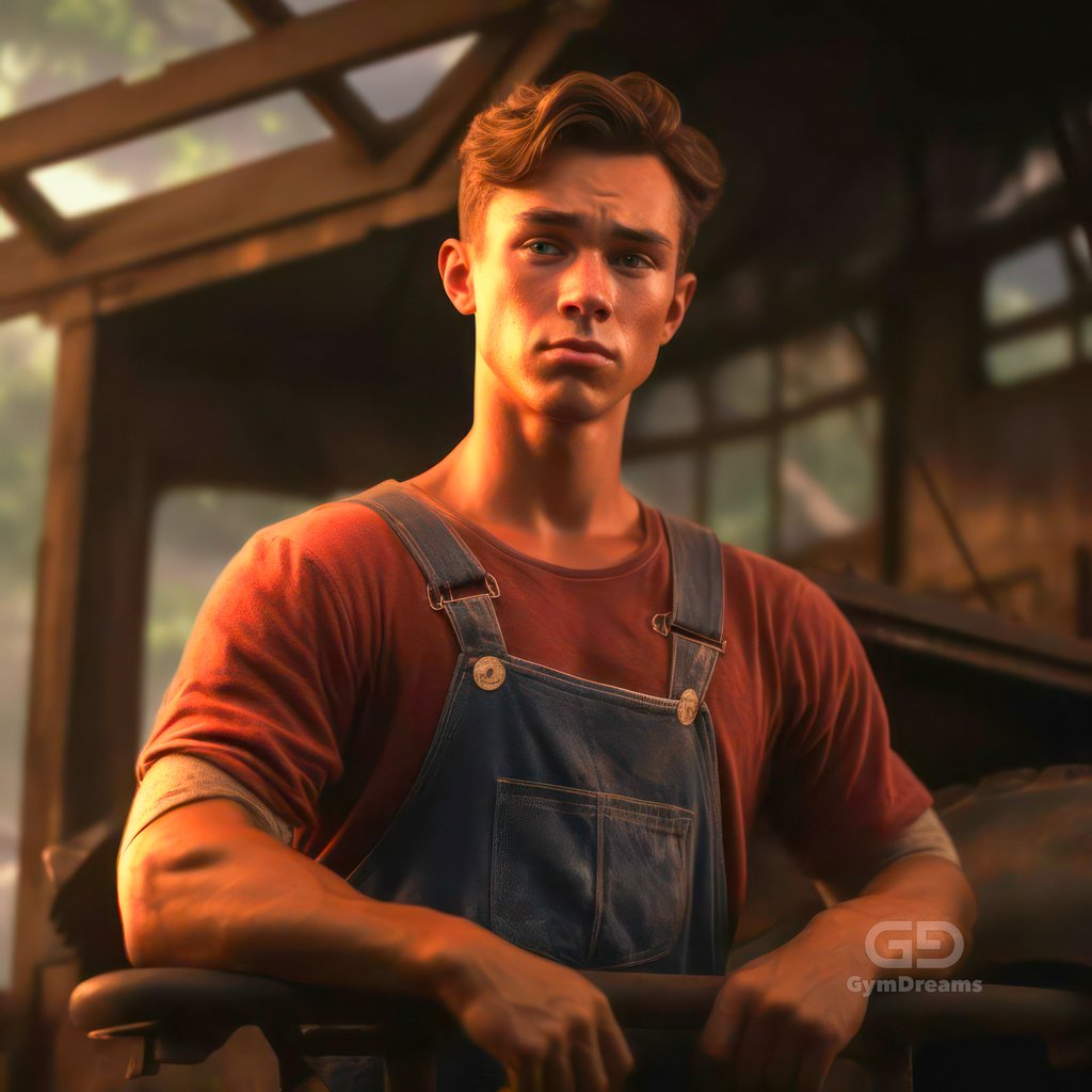 Country Boys - Twink, created with Midjourney