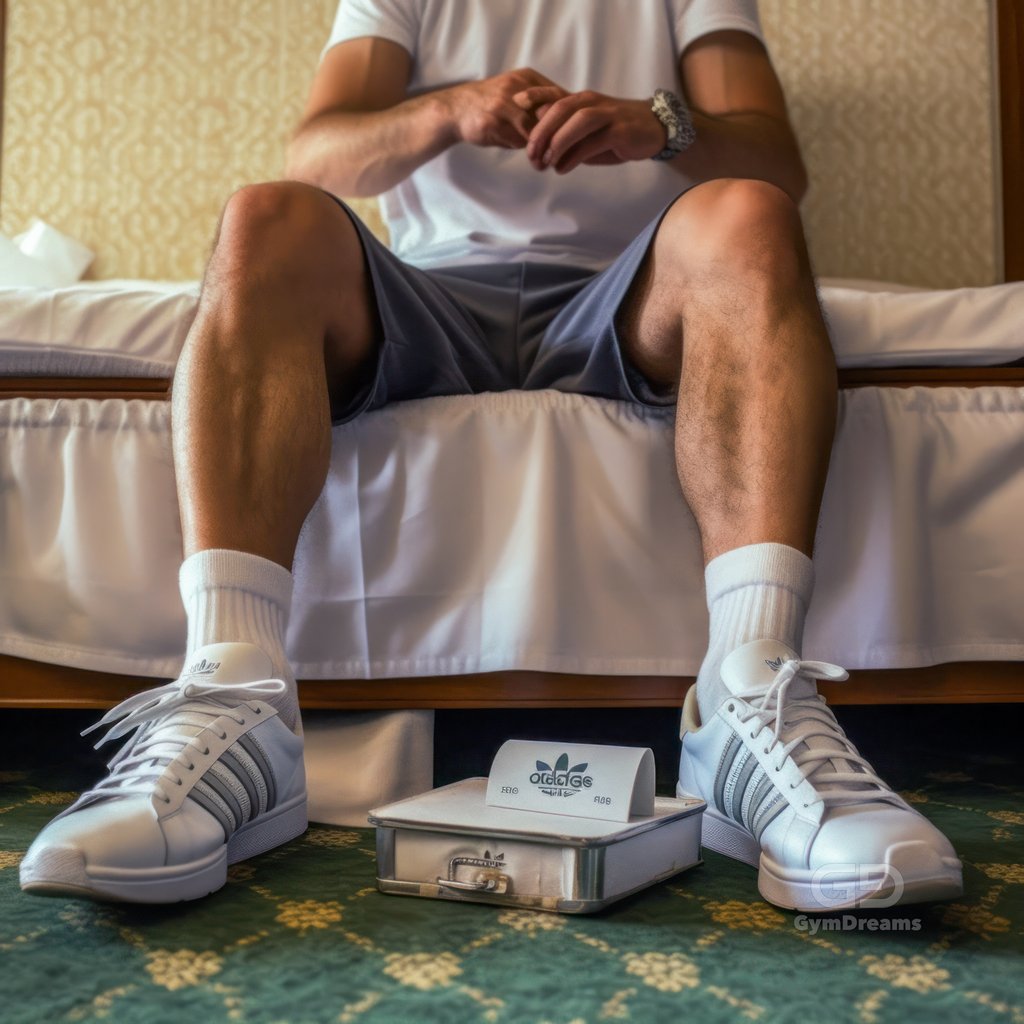 Variations of Feet and Adidas, created with Midjourney v5