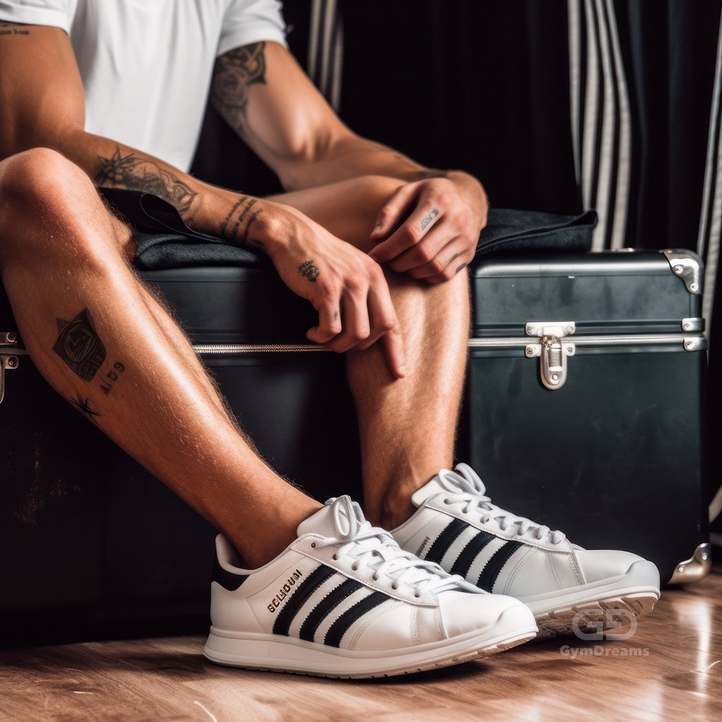 Variations of Feet and Adidas, created with Midjourney